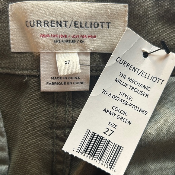 Current/Elliott the Mechanic Millie Trouser army green - Picture 4 of 10